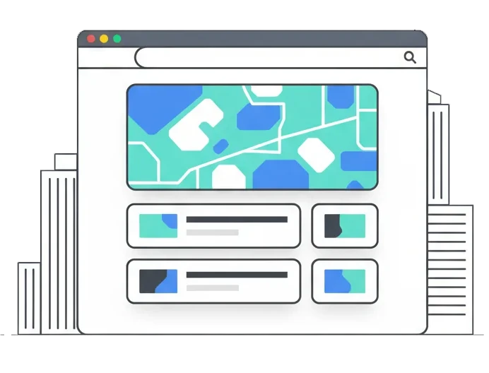 Google local pack search result showing paid ad placement above organic listings